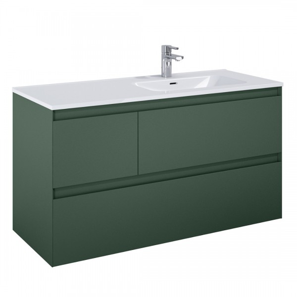 Elita Meble Split szafka podumywalkowa 120 cm prawa zielony mat 169024