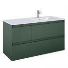 Elita Meble Split szafka podumywalkowa 120 cm prawa zielony mat 169024