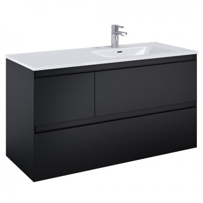 Elita Meble Split Black Mat szafka podumywalkowa 120 cm prawa 168179