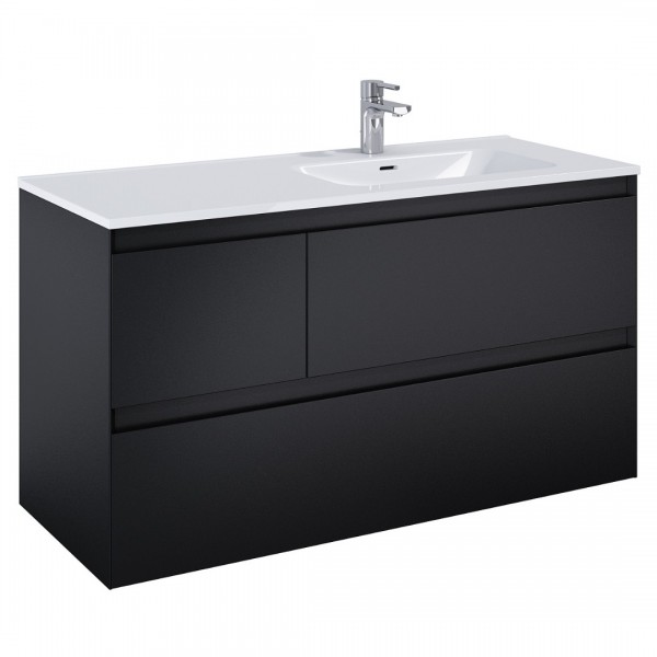 Elita Meble Split Black Mat szafka podumywalkowa 120 cm prawa 168179