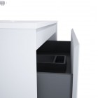 Elita Meble Split White Mat szafka podumywalkowa 120 cm lewa 168172