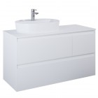 Elita Meble Split White Mat szafka podumywalkowa 120 cm lewa 168172