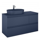Elita Meble Split szafka podumywalkowa 120 cm lewa granatowy mat 169022