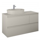 Elita Meble Split szafka podumywalkowa 120 cm lewa beżowy mat 169023