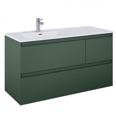 Elita Meble Split szafka podumywalkowa 120 cm lewa zielony mat 169021