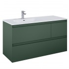 Elita Meble Split szafka podumywalkowa 120 cm lewa zielony mat 169021