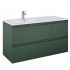 Elita Meble Split szafka podumywalkowa 120 cm lewa zielony mat 169021