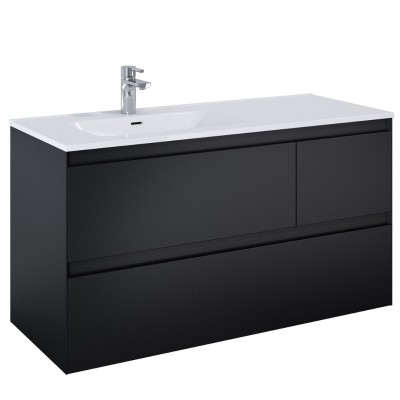 Elita Meble Split Black Mat szafka podumywalkowa 120 cm lewa 168175