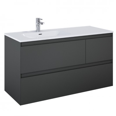 Elita Meble Split Anthracite Mat szafka podumywalkowa 120 cm lewa 168174