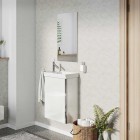 Elita Meble Spring White zestaw szafka z umywalką szer. 45 cm 167362