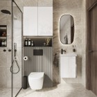 Elita Meble Spring White zestaw szafka z umywalką szer. 45 cm 167362