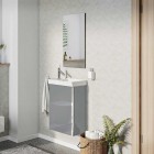 Elita Meble Spring Light Grey zestaw szafka z umywalką szer. 45 cm 167363