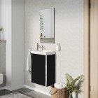 Elita Meble Spring Black Mat zestaw szafka z umywalką szer. 45 cm 168299