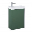 Elita Meble Spring zestaw łazienkowy 45 cm umywalka z szafką zielony mat 168779