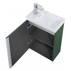 Elita Meble Spring zestaw łazienkowy 45 cm umywalka z szafką zielony mat 168779