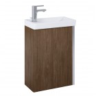 Elita Meble Spring zestaw łazienkowy 45 cm umywalka z szafką orzech lincoln 168781