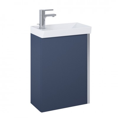 Elita Meble Spring zestaw łazienkowy 45 cm umywalka z szafką granatowy mat 168780