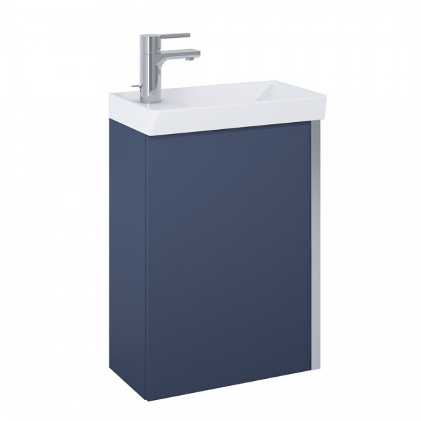 Elita Meble Spring zestaw łazienkowy 45 cm umywalka z szafką granatowy mat 168780