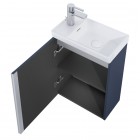 Elita Meble Spring zestaw łazienkowy 45 cm umywalka z szafką granatowy mat 168780