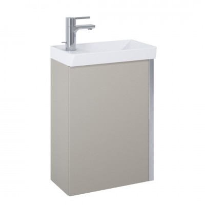 Elita Meble Spring zestaw łazienkowy 45 cm umywalka z szafką beżowy mat 168782