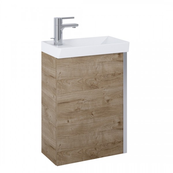 Elita Meble Spring zestaw łazienkowy 45 cm umywalka z szafką dąb canela 168783