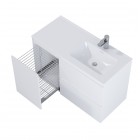 Elita Meble Split White Mat szafka podumywalkowa 120 cm prawa 168168