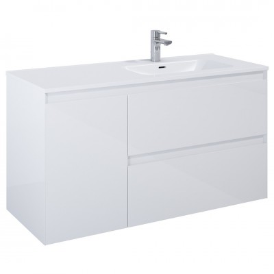 Elita Meble Split szafka podumywalkowa 120 cm prawa biały połysk 169094