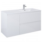 Elita Meble Split szafka podumywalkowa 120 cm prawa biały połysk 169094