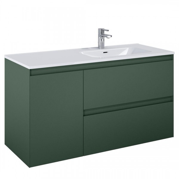 Elita Meble Split szafka podumywalkowa 120 cm prawa zielony mat 169018