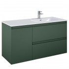 Elita Meble Split szafka podumywalkowa 120 cm prawa zielony mat 169018