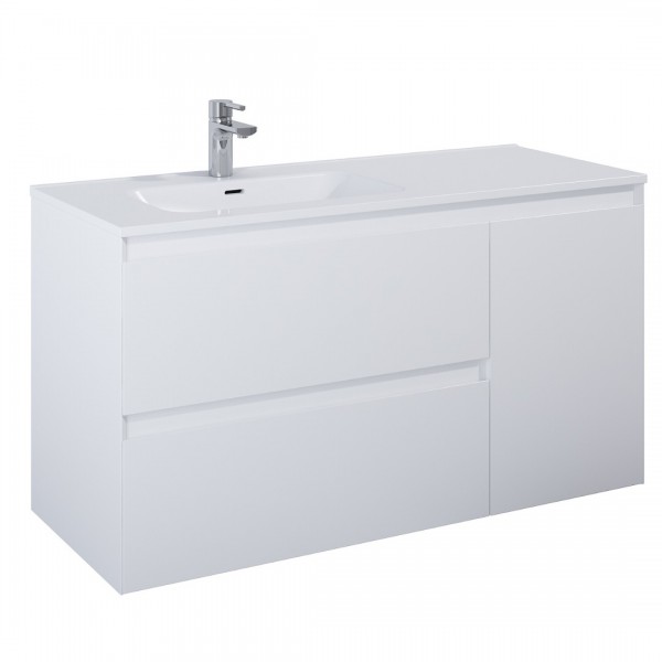 Elita Meble Split White Mat szafka podumywalkowa 120 cm lewa 168164