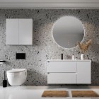 Elita Meble Split White Mat szafka podumywalkowa 120 cm lewa 168164