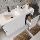 Elita Meble Split White Mat szafka podumywalkowa 120 cm lewa 168164