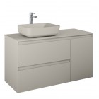 Elita Meble Split szafka podumywalkowa 120 cm lewa beżowy mat 169017