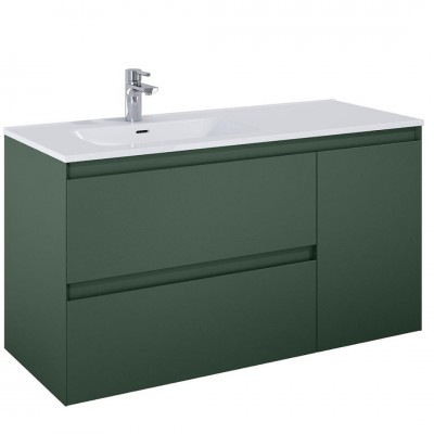 Elita Meble Split szafka podumywalkowa 120 cm lewa zielony mat 169015