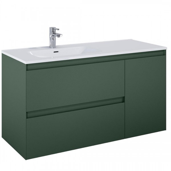 Elita Meble Split szafka podumywalkowa 120 cm lewa zielony mat 169015