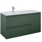 Elita Meble Split szafka podumywalkowa 120 cm lewa zielony mat 169015