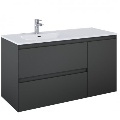 Elita Meble Split Anthracite Mat szafka podumywalkowa 120 cm lewa 168166