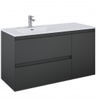 Elita Meble Split Anthracite Mat szafka podumywalkowa 120 cm lewa 168166