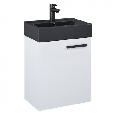 Elita Meble Tiny szafka z umywalką ceramiczną 45 cm white mat 168301