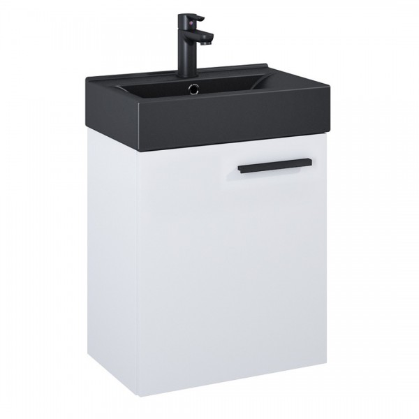 Elita Meble Tiny szafka z umywalką ceramiczną 45 cm white mat 168301