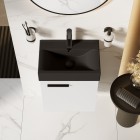 Elita Meble Tiny szafka z umywalką ceramiczną 45 cm white mat 168301