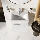 Elita Meble Tiny szafka z umywalką ceramiczną 45 cm white 165072