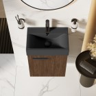 Elita Meble Tiny zestaw łazienkowy 45 cm umywalka z szafką orzech lincoln 168761