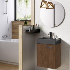 Elita Meble Tiny zestaw łazienkowy 45 cm umywalka z szafką orzech lincoln 168761