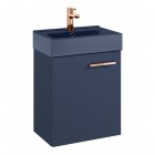 Elita Meble Tiny zestaw łazienkowy 45 cm umywalka z szafką granatowy mat 168764