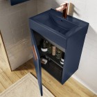 Elita Meble Tiny zestaw łazienkowy 45 cm umywalka z szafką granatowy mat 168764