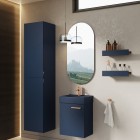 Elita Meble Tiny zestaw łazienkowy 45 cm umywalka z szafką granatowy mat 168764