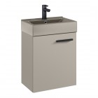 Elita Meble Tiny zestaw łazienkowy 45 cm umywalka z szafką beżowy mat 168765