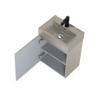 Elita Meble Tiny zestaw łazienkowy 45 cm umywalka z szafką beżowy mat 168765